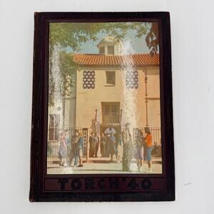Vintage "Torch" Fullerton California Junior College Yearbook-1940